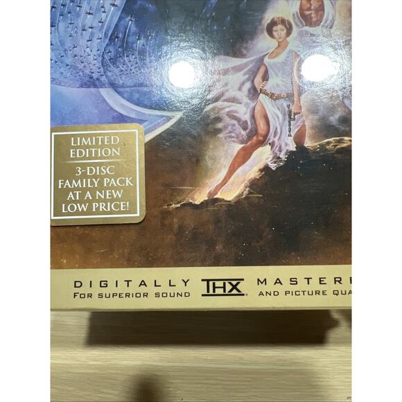 Star Wars Trilogy DVD, 2005, 3-Disc, Full Frame Limited Edition NEW Authentic US - Picture 7 of 7